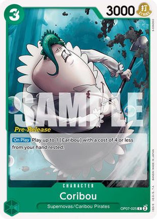 Coribou (OP07-025) - 500 Years in the Future Pre-Release Cards