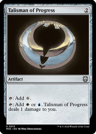 Talisman of Progress (Ripple Foil) (M3C-313) - Modern Horizons 3 Commander Foil