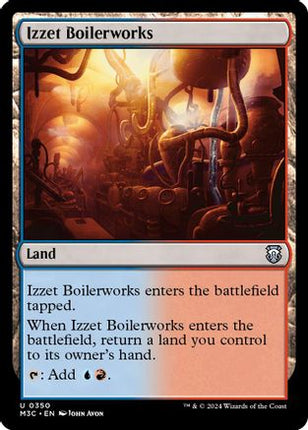 Izzet Boilerworks (Ripple Foil) (M3C-350) - Modern Horizons 3 Commander Foil