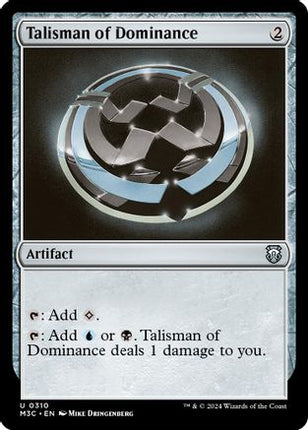 Talisman of Dominance (Ripple Foil) (M3C-310) - Modern Horizons 3 Commander Foil