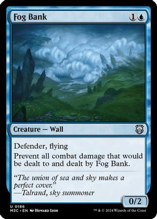 Fog Bank (Ripple Foil) (M3C-186) - Modern Horizons 3 Commander Foil