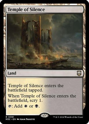 Temple of Silence (Ripple Foil) (M3C-391) - Modern Horizons 3 Commander Foil