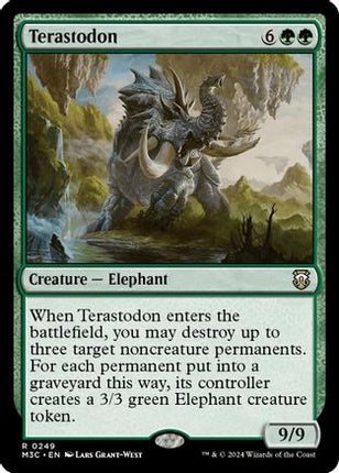 Terastodon (Ripple Foil) (M3C-249) - Modern Horizons 3 Commander Foil