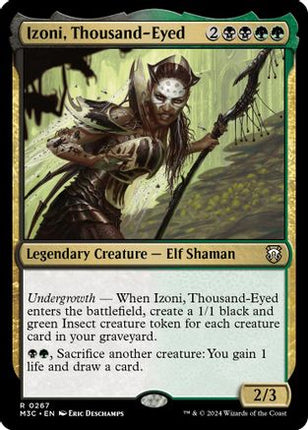 Izoni, Thousand-Eyed (Ripple Foil) (M3C-267) - Modern Horizons 3 Commander Foil
