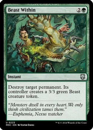 Beast Within (Ripple Foil) (M3C-223) - Modern Horizons 3 Commander Foil