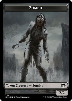 Zombie // Plant Double-Sided Token (MH3-21 // 26) - Modern Horizons 3