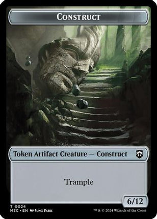 Construct (Ripple Foil) // Myr Double-Sided Token (M3C-24 // 25) - Modern Horizons 3 Commander Foil