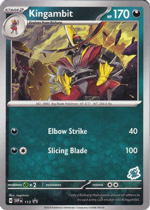 Kingambit - Darkrai Deck 113  Battle Academy 2024 - Promo