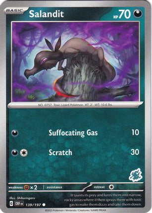 Salandit - Darkrai Deck/197  Battle Academy 2024 - Common