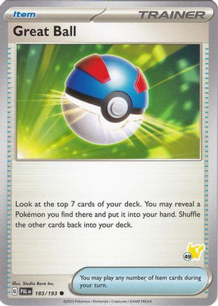 Great Ball - Pikachu 49/193  Battle Academy 2024 - Common