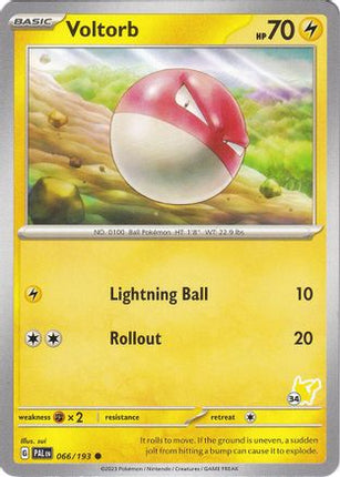 Voltorb - Pikachu 34/193  Battle Academy 2024 - Common