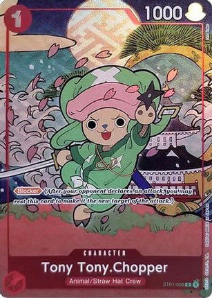 Tony Tony.Chopper (English Version 1st Anniversary Set) (ST01-006) - One Piece Promotion Cards Foil