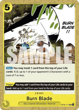 Burn Blade (OP08-117) - Two Legends