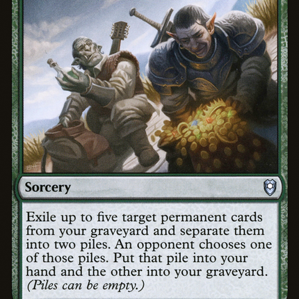 Split the Spoils (CLB-257) - Commander Legends: Battle for Baldur's Gate Foil