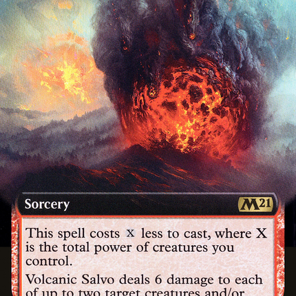Volcanic Salvo (M21-371) - Core Set 2021: (Extended Art)