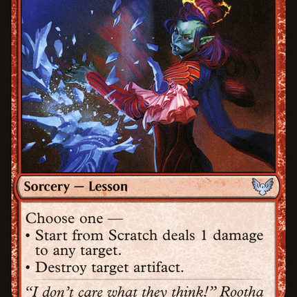 Start from Scratch (STX-114) - Strixhaven: School of Mages: (lesson)