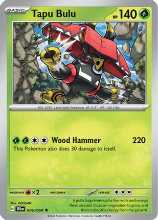 Tapu Bulu 006/064  - Reverse Holofoil SV Shrouded Fable - Rare