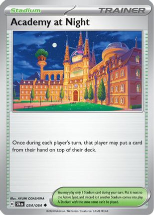 Academy at Night 054/064  - Reverse Holofoil SV Shrouded Fable - Uncommon