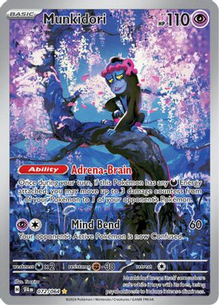 Munkidori 072/064  - Holofoil SV Shrouded Fable - Illustration Rare