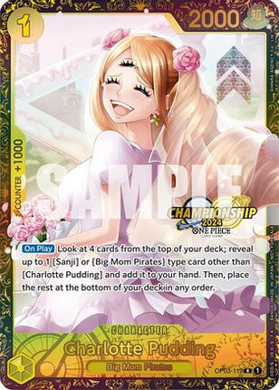 Charlotte Pudding (Championship 2024) (OP03-112) - One Piece Promotion Cards Foil
