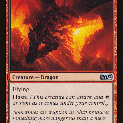 Volcanic Dragon (M12-158) - Magic 2012 Foil