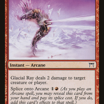 Glacial Ray (CHK-168) - Champions of Kamigawa Foil