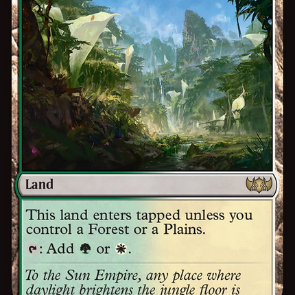 Sunpetal Grove (TDC-399) - Commander: Tarkir: Dragonstorm