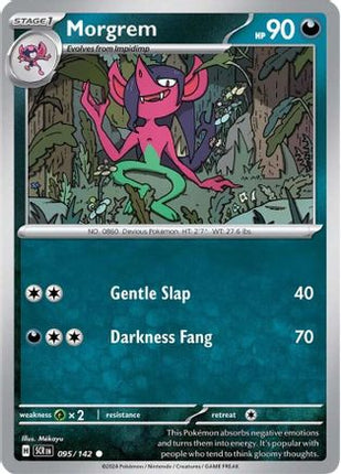 Morgrem 095/142  - Reverse Holofoil SV07 Stellar Crown - Common