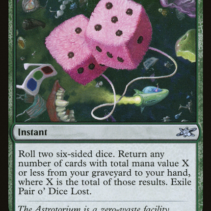 Pair o' Dice Lost (UNF-149) - Unfinity Foil