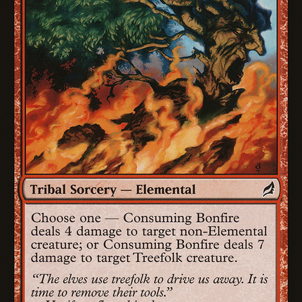 Consuming Bonfire (LRW-161) - Lorwyn Foil