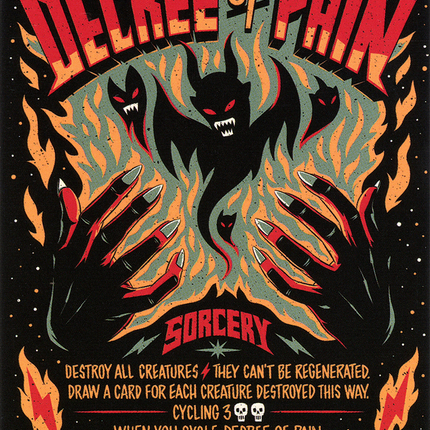 Decree of Pain (SLD-187) - Secret Lair Drop (Borderless)