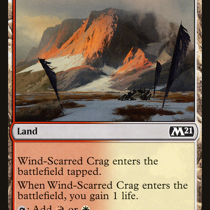 Wind-Scarred Crag (M21-259) - Core Set 2021