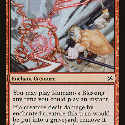 Kumano's Blessing (BOK-111) - Betrayers of Kamigawa Foil