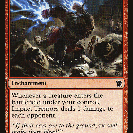 Impact Tremors (DTK-140) - Dragons of Tarkir Foil