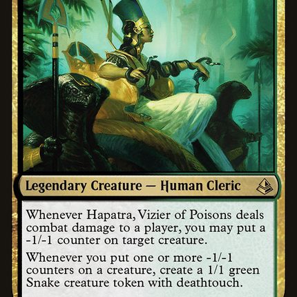 Hapatra, Vizier of Poisons (AKH-199) - Amonkhet Foil
