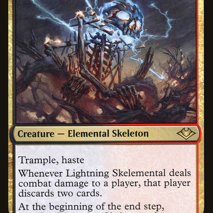 Lightning Skelemental (MH1-208) - Modern Horizons Foil