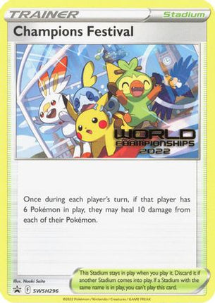 Champions Festival SWSH296  SWSH Sword & Shield Promo Cards - Promo