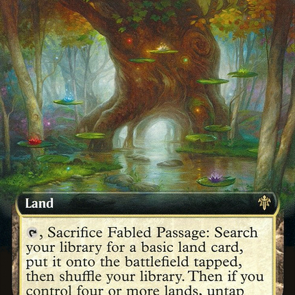 Fabled Passage (ELD-391) - Throne of Eldraine: (Extended Art) Foil