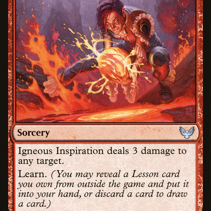 Igneous Inspiration (STX-107) - Strixhaven: School of Mages Foil