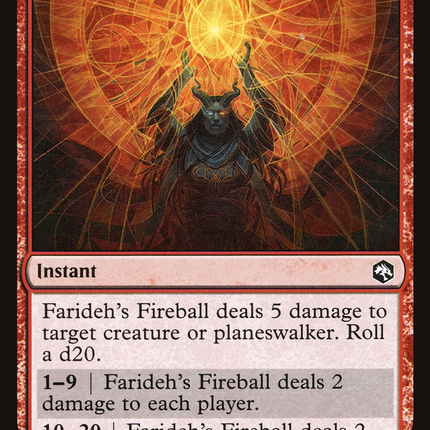 Farideh's Fireball (AFR-142) - Adventures in the Forgotten Realms Foil