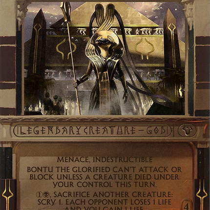 Bontu the Glorified (MPS2-020) - Amonkhet Invocations (Borderless) Foil
