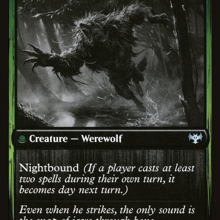 Oakshade Stalker // Moonlit Ambusher (DBL-479) - Innistrad: Double Feature: (Double Faced Transform) Foil