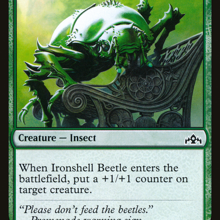 Ironshell Beetle (GRN-134) - Guilds of Ravnica Foil