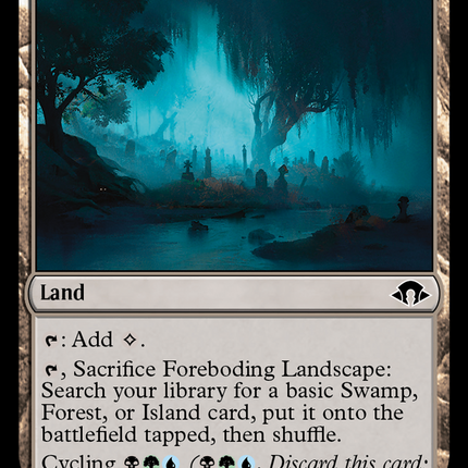 Foreboding Landscape (MH3-221) - Modern Horizons 3 Foil