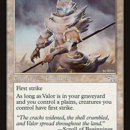Valor (JUD-032) - Judgment: (tombstone) Foil