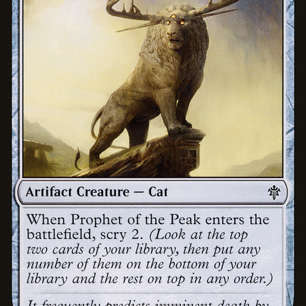 Prophet of the Peak (ELD-227) - Throne of Eldraine