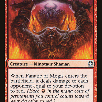 Fanatic of Mogis (THS-121) - Theros Foil
