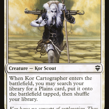 Kor Cartographer (CMR-030) - Commander Legends