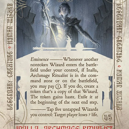Inalla, Archmage Ritualist (SLD-1639) - Secret Lair Drop (Borderless)