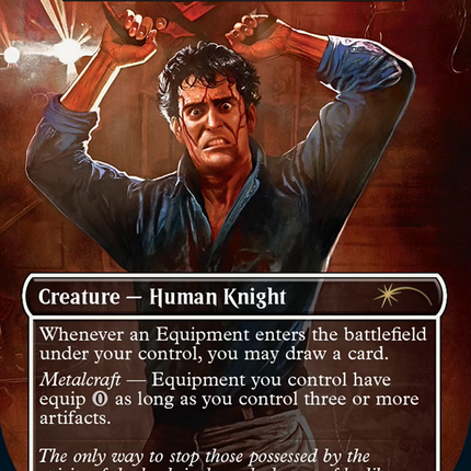 Puresteel Paladin (SLD-1352) - Secret Lair Drop / Ash, Destined Survivor (Borderless) Foil